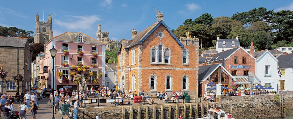 Fowey in Südengland