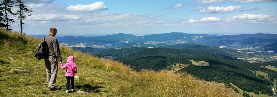 Familienwanderung durch Schottland