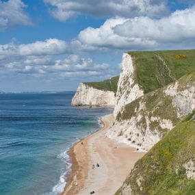 Die Klippen der Jurassic Coast (© A. Spanke)