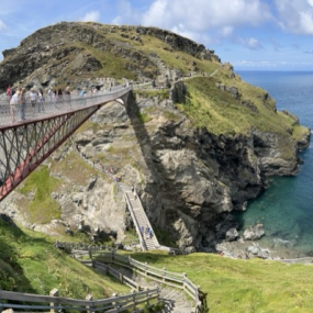 Tintagel Castle an der Nordküste Cornwalls