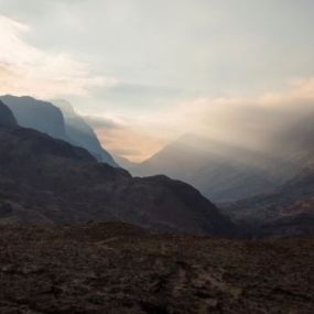 Filmreife Lichterspiele in den Bergen Glencoes