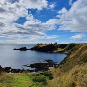 Dunottar Castle in bester Lage!